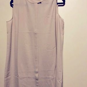 Halston Beige Shift Dress